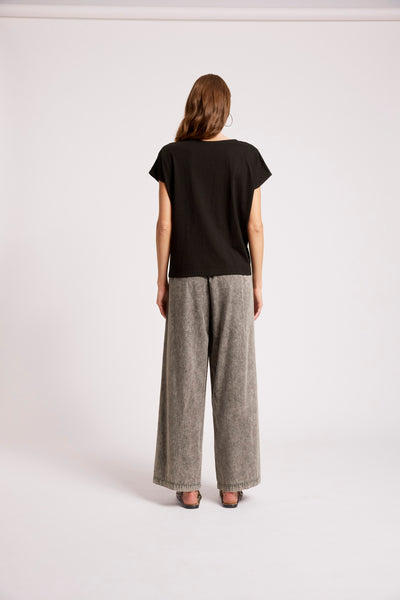 Eb & Ive - Casa Twist Tshirt - Black