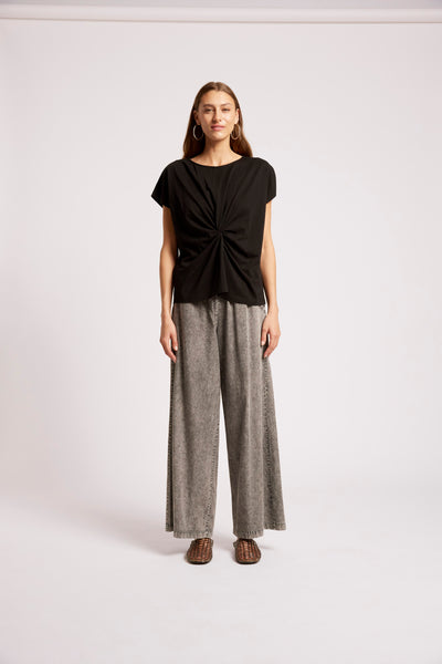 Eb & Ive - Casa Twist Tshirt - Black