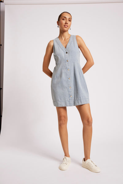 Eb & Ive - Roam Tank Dress - Denim
