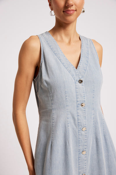 Eb & Ive - Roam Tank Dress - Denim