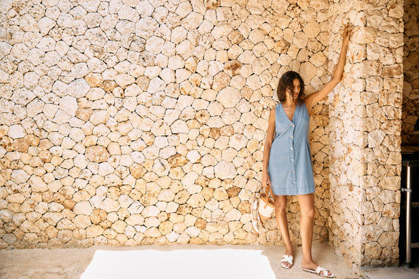 Eb & Ive - Roam Tank Dress - Denim
