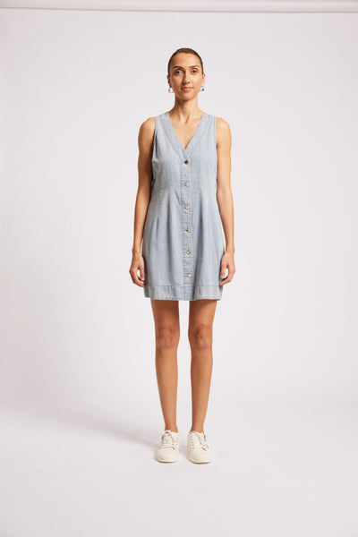 Eb & Ive - Roam Tank Dress - Denim