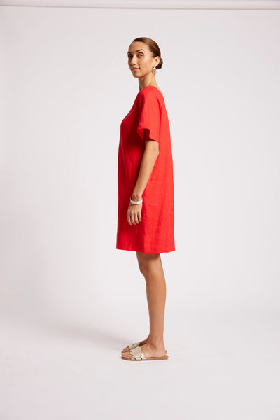 Eb & Ive - Cove Dress - Aperol