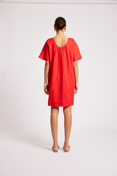 Eb & Ive - Cove Dress - Aperol