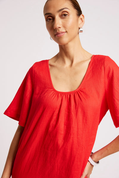 Eb & Ive - Cove Dress - Aperol