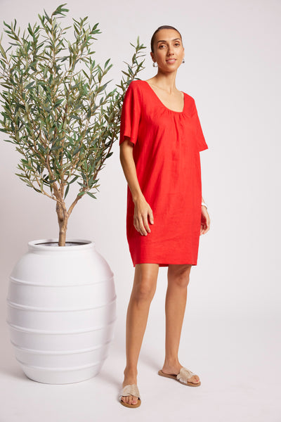 Eb & Ive - Cove Dress - Aperol