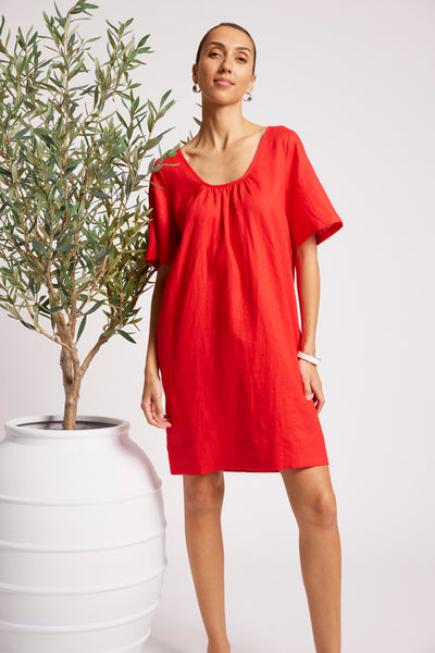 Eb & Ive - Cove Dress - Aperol