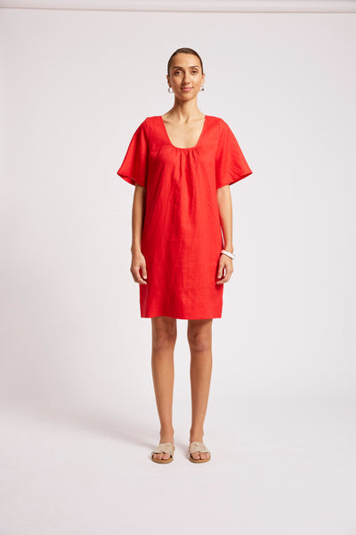 Eb & Ive - Cove Dress - Aperol
