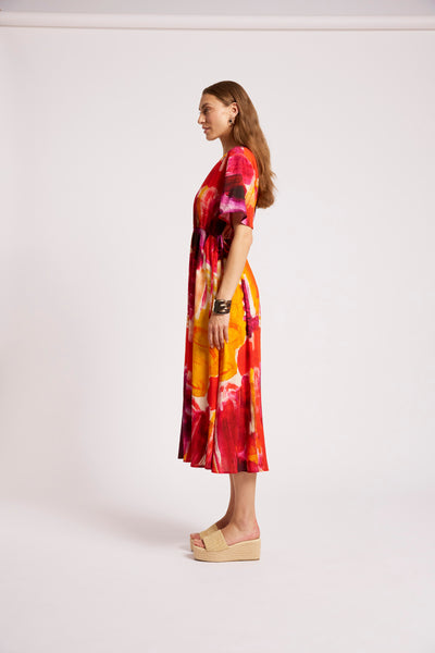 Eb & Ive - Palmera Tie Maxi Dress - Solara