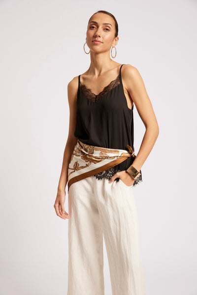 Eb & Ive - Drift Lace Tank - Black