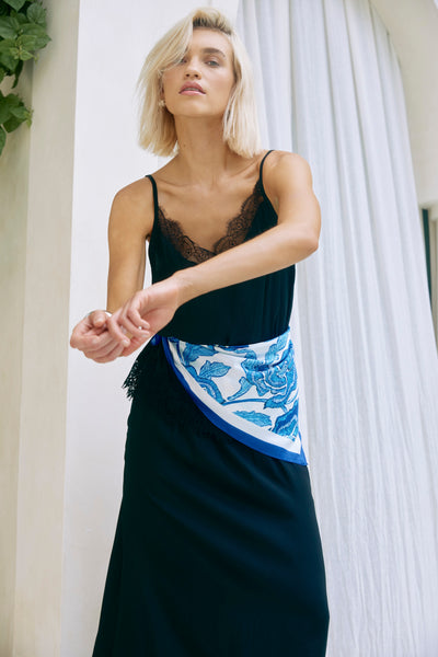 Eb & Ive - Drift Lace Tank - Black