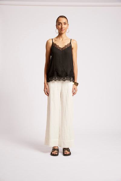 Eb & Ive - Drift Lace Tank - Black