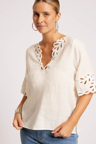 Eb & Ive - Maris Top - White