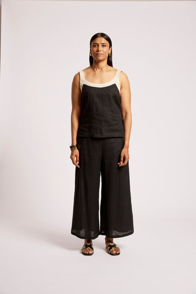 Eb & Ive - Maris Splice Tank Top - Black/Tusk