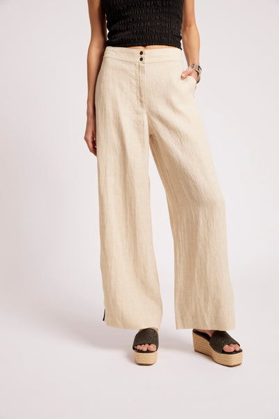 Eb & Ive - Maris Splice Pant - Tusk/Black