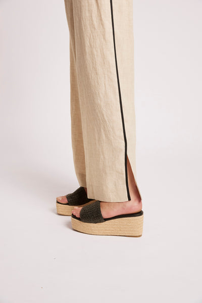 Eb & Ive - Maris Splice Pant - Tusk/Black