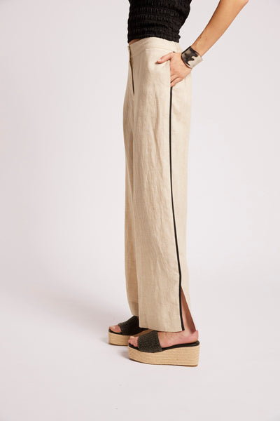 Eb & Ive - Maris Splice Pant - Tusk/Black