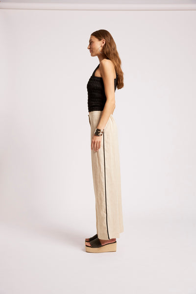Eb & Ive - Maris Splice Pant - Tusk/Black