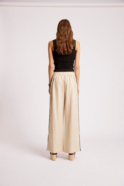 Eb & Ive - Maris Splice Pant - Tusk/Black