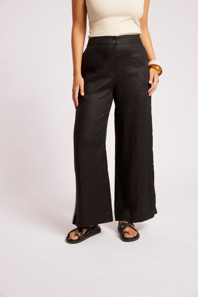Eb & Ive - Maris Splice Pant - Black/Tusk