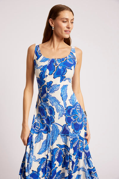 Eb & Ive - Gaia Tank Maxi Dress - Azure