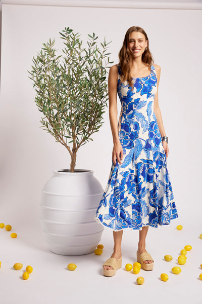 Eb & Ive - Gaia Tank Maxi Dress - Azure