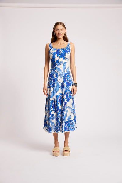 Eb & Ive - Gaia Tank Maxi Dress - Azure