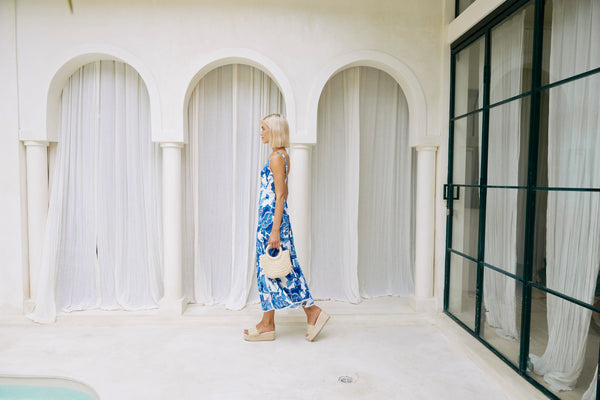 Eb & Ive - Gaia Tank Maxi Dress - Azure