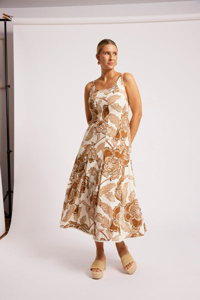 Eb & Ive - Gaia Tank Maxi Dress - Dune