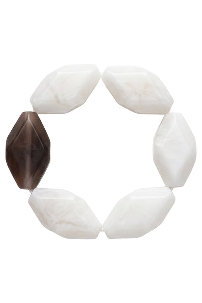 Eb & Ive - Maris Bracelet - White, Tusk, Dune