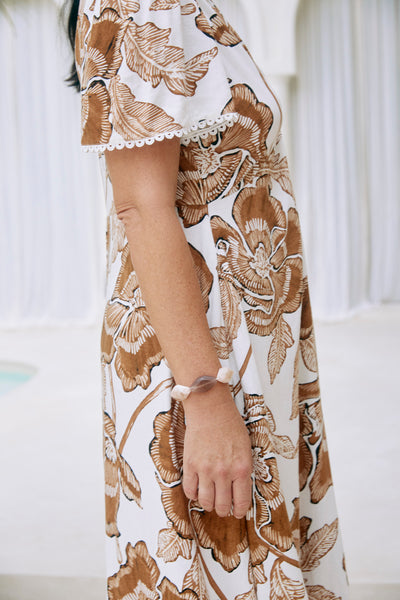 Eb & Ive - Maris Bracelet - White, Tusk, Dune