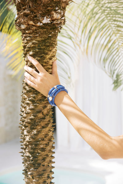 Eb & Ive - Pelagia Bracelet Set - White, Sunset, Melon, Green, Marine