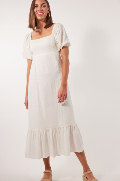 Isle of Mine - Flora Tie Dress - Lotus FINAL SALE