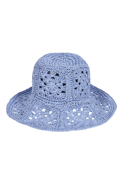 Isle of Mine - Posy Hat - Natural or Periwinkle