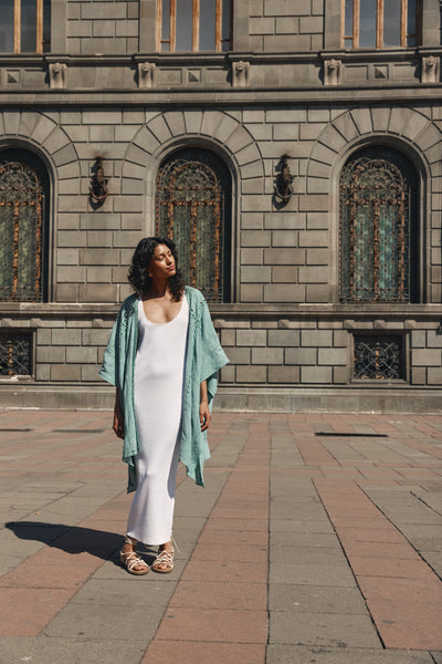 Isle of Mine - Fleur Cape - Seafoam