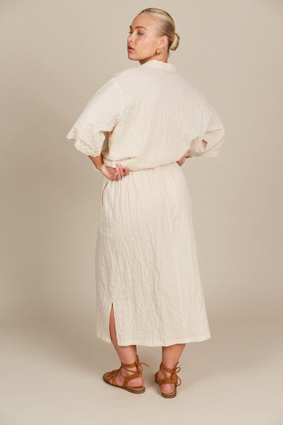 Isle of Mine - Fleur Skirt - Canvas