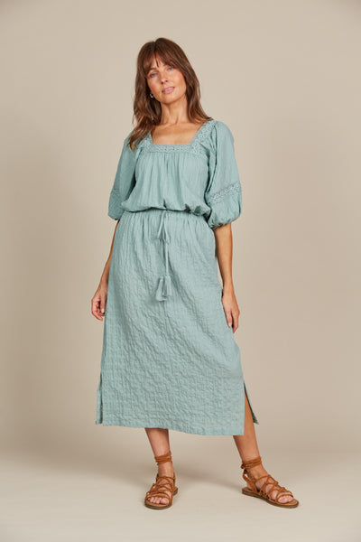 Isle of Mine - Fleur Skirt - Seafoam