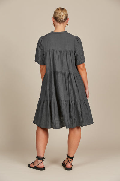 Isle of Mine - Fleur Dress - Graphite