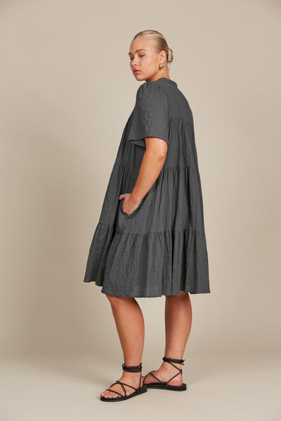 Isle of Mine - Fleur Dress - Graphite