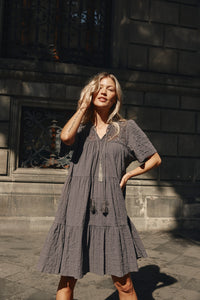 Isle of Mine - Fleur Dress - Graphite