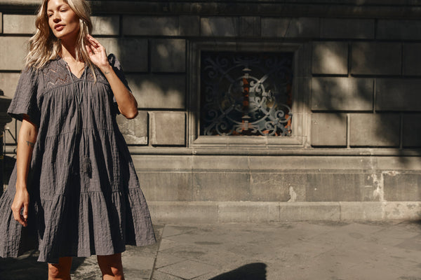 Isle of Mine - Fleur Dress - Graphite