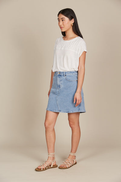 Isle of Mine - Margot Denim Skirt - Stellar