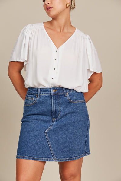 Isle of Mine - Margot Denim Skirt - Denim
