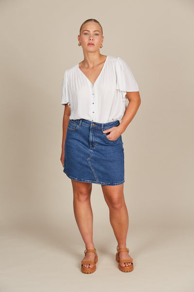 Isle of Mine - Margot Denim Skirt - Denim