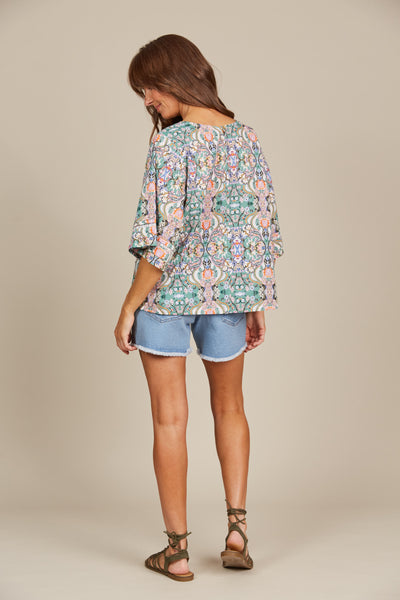 Isle of Mine - Remi Top - Lotus Fleuron FINAL SALE