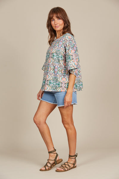 Isle of Mine - Remi Top - Lotus Fleuron FINAL SALE
