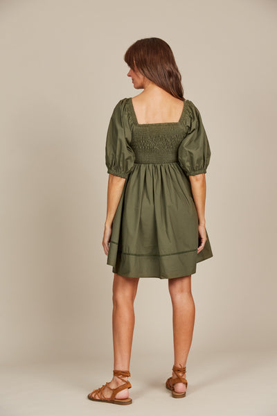 Isle of Mine - Remi Mini Dress - Olive FINAL SALE