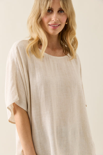 Isle of Mine - Ingrid Relaxed Top - Canvas