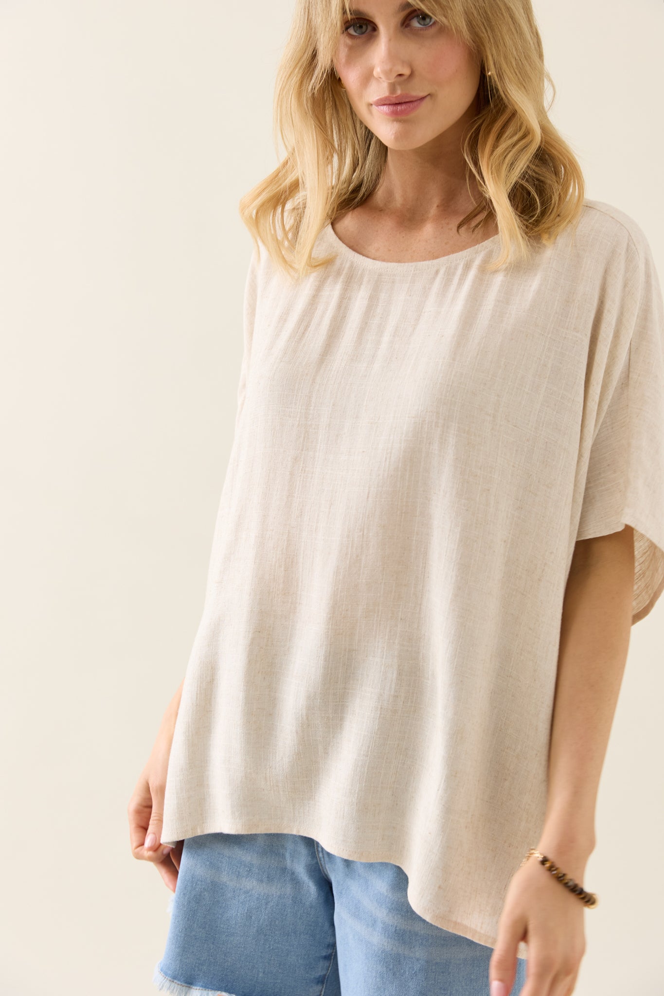 Isle of Mine - Ingrid Relaxed Top - Canvas