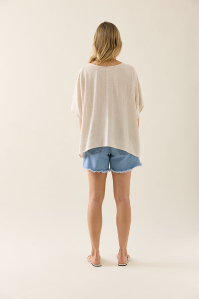 Isle of Mine - Ingrid Relaxed Top - Canvas
